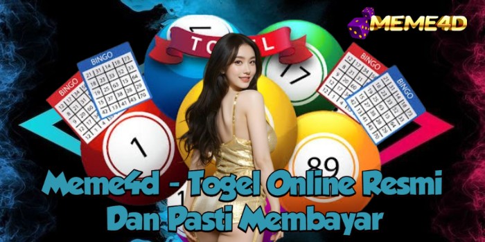 Meme4d – Togel Online Resmi Dan Pasti Membayar